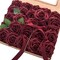 Artificial Flowers 25pcs Real Looking Burgundy Foam Fake Roses
